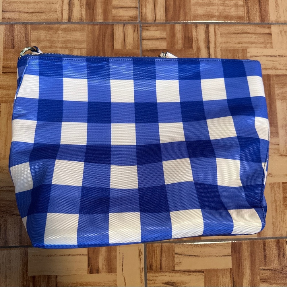 Diane von Furstenberg Nylon Printed Large Wristlet - Cassier Klein Blue